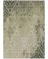 Addison Chantille Machine Washable Acn864 2'6"x3'10" Area Rug In Green