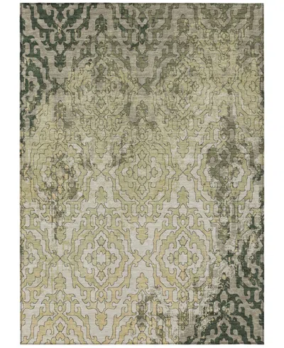 Addison Chantille Machine Washable Acn864 2'6"x3'10" Area Rug In Green