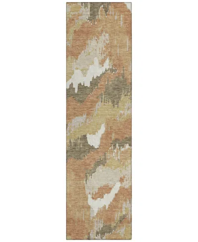 Addison Chantille Acn865 2'3"x7'6" Runner Area Rug In Copper