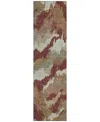 Addison Chantille Acn865 2'3"x7'6" Runner Area Rug In Paprika