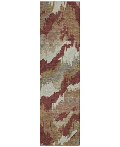 Addison Chantille Acn865 2'3"x7'6" Runner Area Rug In Paprika