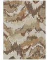 Addison Chantille Machine Washable Acn865 2'6"x3'10" Area Rug In Chocolate