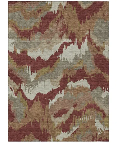 Addison Chantille Acn865 5'x7'6" Area Rug In Paprika