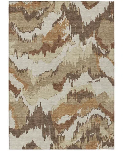 Addison Chantille Acn865 8'x10' Area Rug In Chocolate