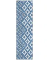 Addison Chantille Acn866 2'3"x7'6" Runner Area Rug In Denim