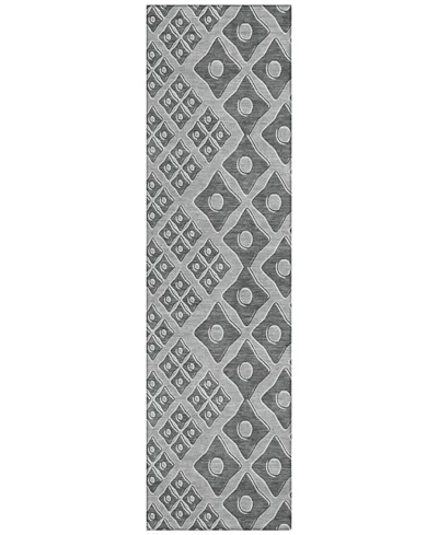 Addison Chantille Acn866 2'3"x7'6" Runner Area Rug In Gray