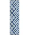 Addison Chantille Acn866 2'3"x7'6" Runner Area Rug In Navy