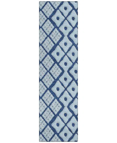 Addison Chantille Acn866 2'3"x7'6" Runner Area Rug In Navy