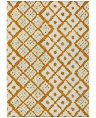 Addison Chantille Acn866 2'6"x3'10" Area Rug In Orange
