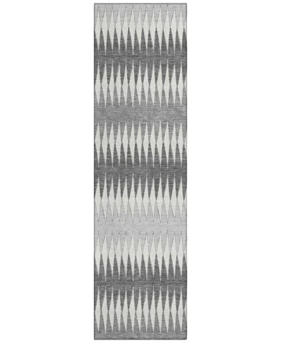 Addison Chantille Acn867 2'3"x7'6" Runner Area Rug In Gray