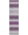 Addison Chantille Acn867 2'3"x7'6" Runner Area Rug In Purple