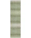 Addison Chantille Acn867 2'3"x7'6" Runner Area Rug In Sage
