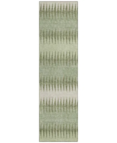 Addison Chantille Acn867 2'3"x7'6" Runner Area Rug In Sage