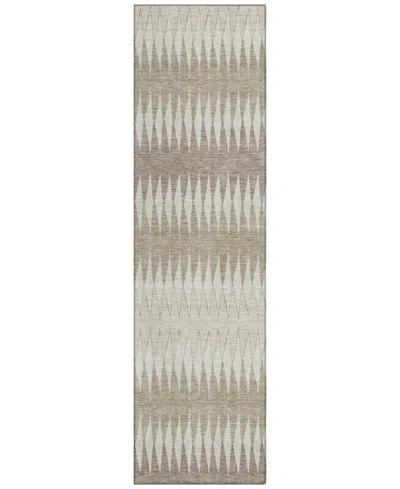 Addison Chantille Acn867 2'3"x7'6" Runner Area Rug In Taupe