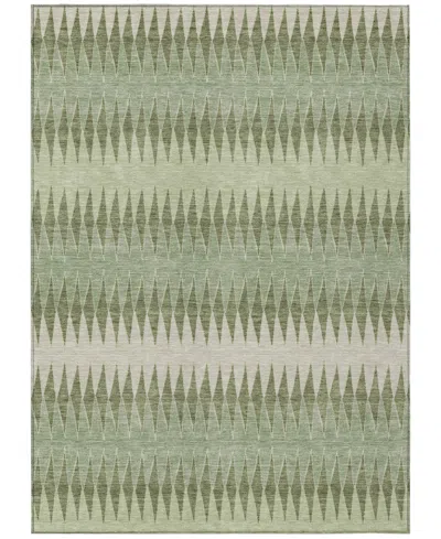 Addison Chantille Machine Washable Acn867 2'6"x3'10" Area Rug In Sage
