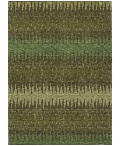 Addison Chantille Acn867 5'x7'6" Area Rug In Olive
