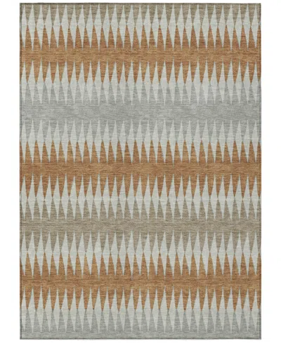 Addison Chantille Acn867 8'x10' Area Rug In Paprika