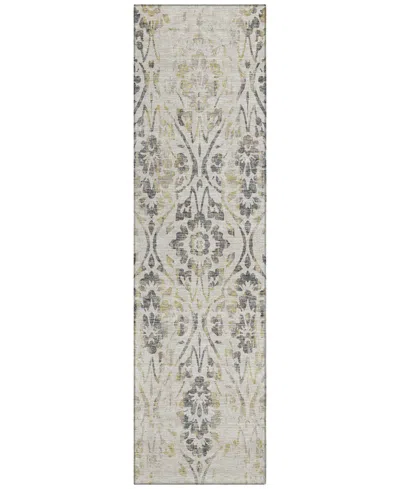 Addison Chantille Acn868 2'3"x7'6" Runner Area Rug In Beige