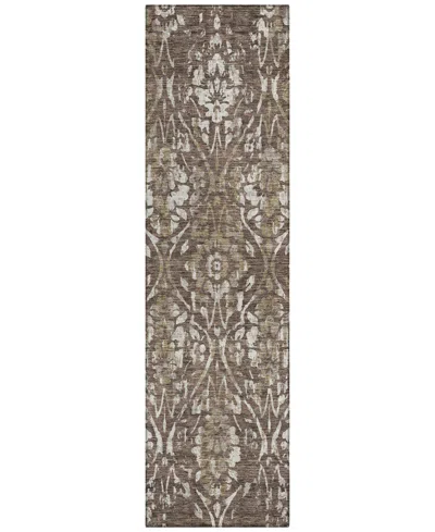 Addison Chantille Acn868 2'3"x7'6" Runner Area Rug In Brown
