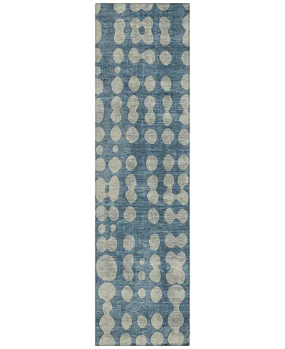 Addison Chantille Acn869 2'3"x7'6" Runner Area Rug In Denim