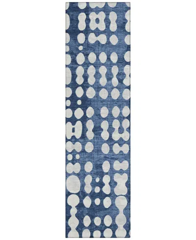 Addison Chantille Acn869 2'3"x7'6" Runner Area Rug In Navy