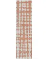 Addison Chantille Acn869 2'3"x7'6" Runner Area Rug In Salmon