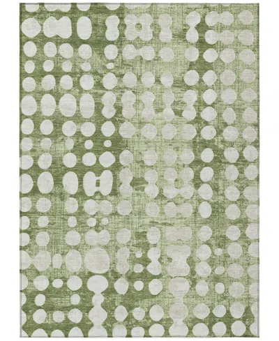 Addison Chantille Machine Washable Acn869 2'6"x3'10" Area Rug In Sage