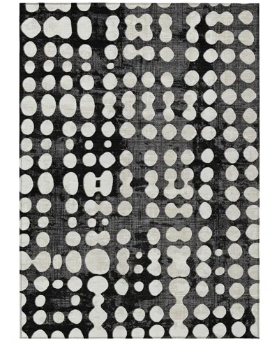 Addison Chantille Machine Washable Acn869 8'x10' Area Rug In Black