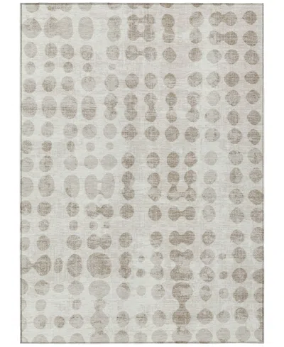 Addison Chantille Machine Washable Acn869 8'x10' Area Rug In Ivory