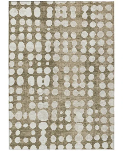 Addison Chantille Machine Washable Acn869 8'x10' Area Rug In Taupe