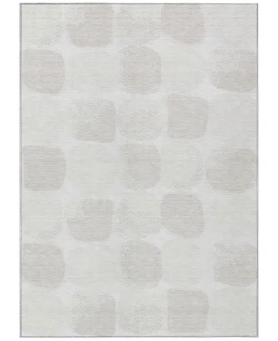 Addison Chantille Machine Washable Acn870 8'x10' Area Rug In Ivory
