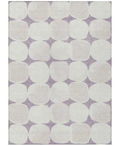 Addison Chantille Machine Washable Acn870 8'x10' Area Rug In Lavender
