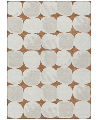 Addison Chantille Acn870 9'x12' Area Rug In Paprika