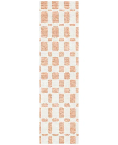 Addison Chantille Acn871 2'3"x7'6" Runner Area Rug In Peach
