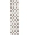 Addison Chantille Acn871 2'3"x7'6" Runner Area Rug In Taupe