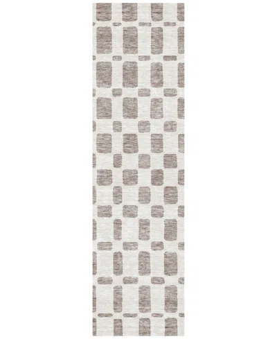 Addison Chantille Acn871 2'3"x7'6" Runner Area Rug In Taupe