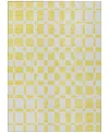 Addison Chantille Machine Washable Acn871 2'6"x3'10" Area Rug In Yellow