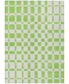 Addison Chantille Machine Washable Acn871 5'x7'6" Area Rug In Lime