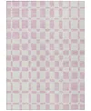 Addison Chantille Acn871 5'x7'6" Area Rug In Pink
