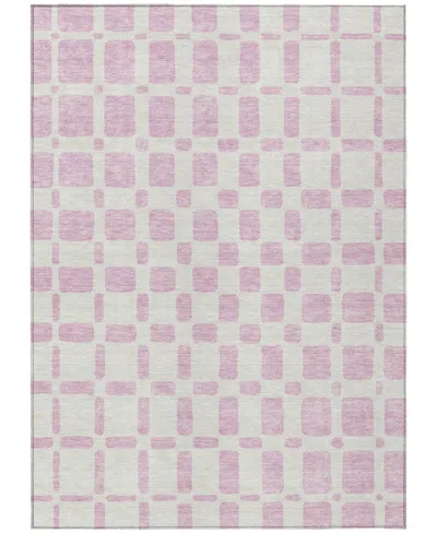 Addison Chantille Acn871 8'x10' Area Rug In Pink