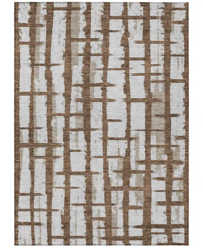 Addison Chantille Acn872 3'x5' Area Rug In Chocolate