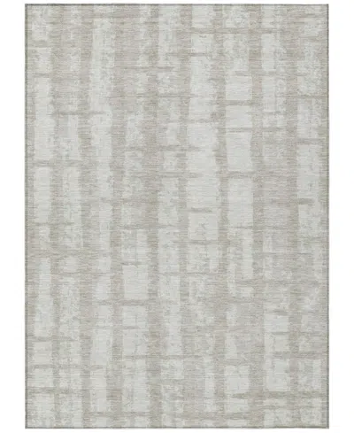 Addison Chantille Machine Washable Acn872 5'x7'6" Area Rug In Taupe