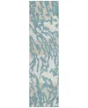 Addison Chantille Acn873 2'3"x7'6" Runner Area Rug In Teal