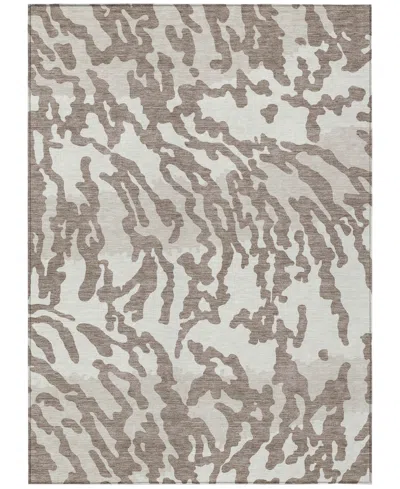Addison Chantille Machine Washable Acn873 2'6"x3'10" Area Rug In Taupe