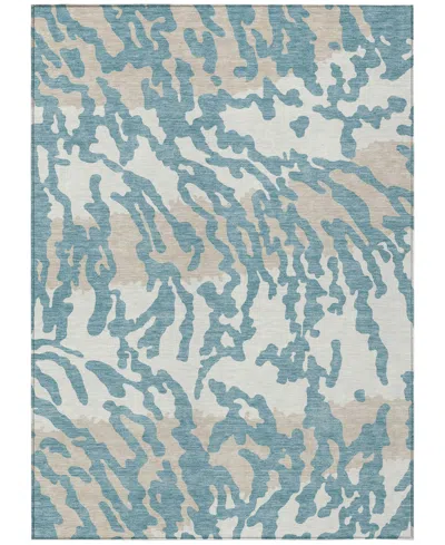 Addison Chantille Machine Washable Acn873 3'x5' Area Rug In Teal