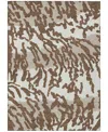 Addison Chantille Machine Washable Acn873 5'x7'6" Area Rug In Chocolate
