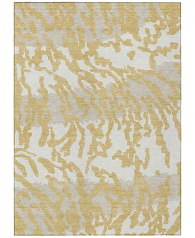 Addison Chantille Acn873 5'x7'6 Area Rug In Gold
