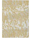 Addison Chantille Machine Washable Acn873 8'x10' Area Rug In Gold
