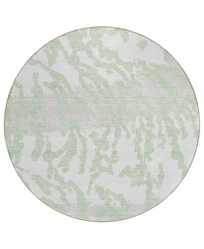 Addison Chantille Acn873 8'x8' Round Area Rug In Sage