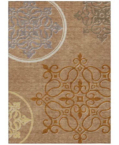 Addison Chantille Acn874 10'x14' Area Rug In Terracotta